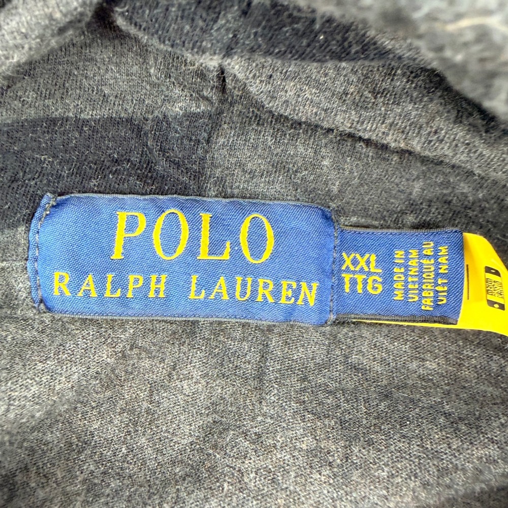 Polo Ralph Lauren Men's Black Camo Pullover Lightweight Hoodie- Size 2XL Pony - Picture 4 of 6